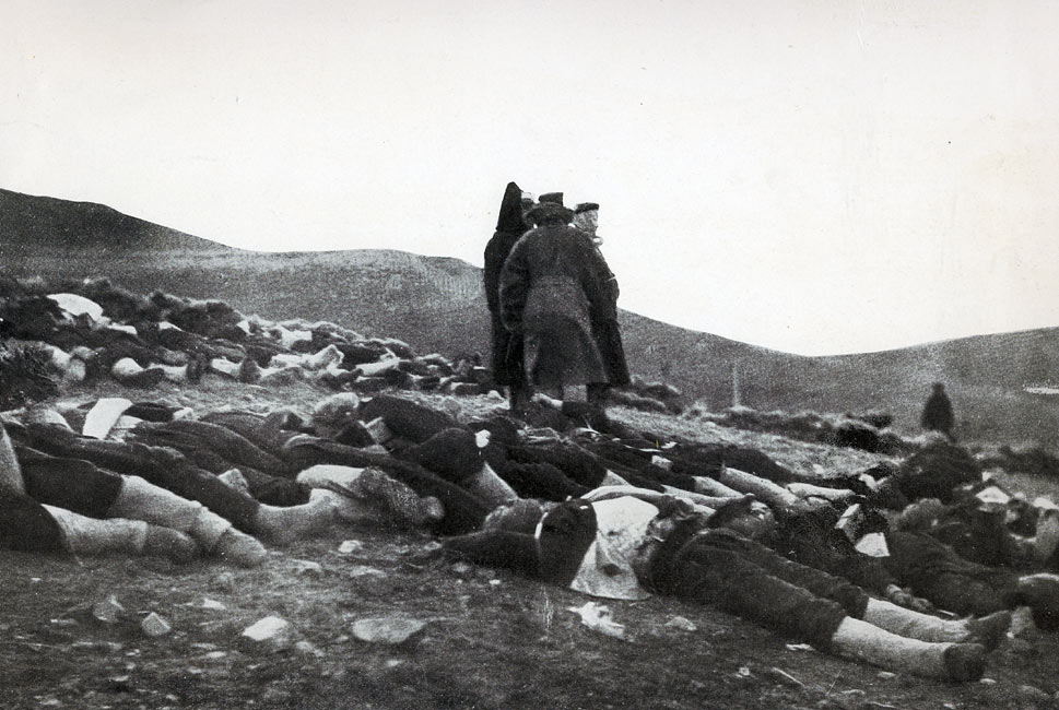 “The Price of Victory - Part of the Japanese Dead Lying on the 203-meter Hill” page 233, A Photographic Record of the Russo-Japanese War, Edited by James H. Hare 1905, PF Collier & Son, New York