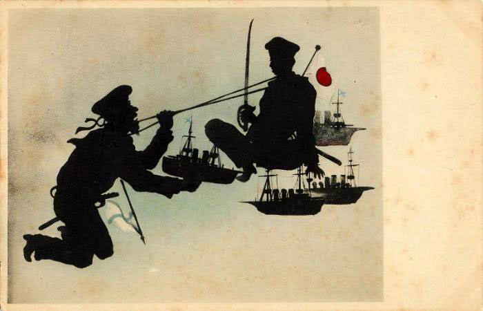 “Tug-of-War between Japanese and Russian Soldiers,” artist unknown 1906 [2002.3403] Leonard A. Lauder Collection, Museum of Fine Arts, Boston