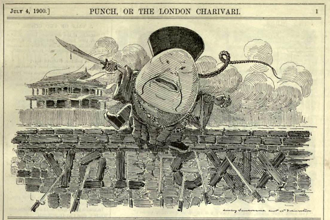 opium war political cartoon