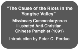 The Cause of the Riots in the Yangtze Valley