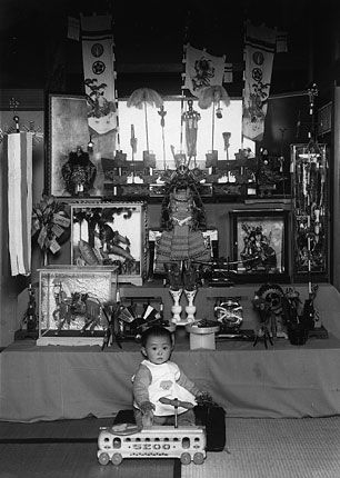 My Suehiro grandfather sent to Tokyo for dolls for my Boy’s Day celebration.