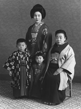 A formal portrait we sent to father when he was away in the States.