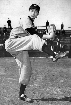 My hero, pitcher Masaichi Kaneda.
