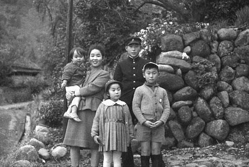 Ritsuko at her family home, the tangerine farm