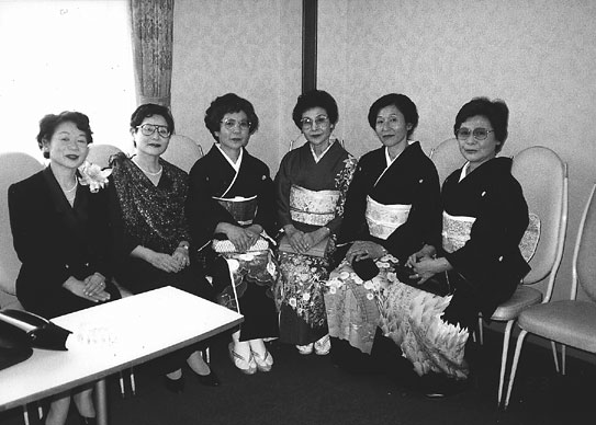 Hiroshi’s Sisters at the wedding of his daughter, Midori