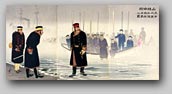 “Illustration of Lieutenant-General Yamaji Leading the Japanese Second Army during its Landing on the Jinzhou (Liaodong) Peninsula” by Kobayashi Kiyochika, November 1894 [2000_013] Sharf Collection, Museum of Fine Arts Bosto