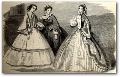 “The Paris fashions for September” [YILN0207] Illustrated London News, September 1, 1860